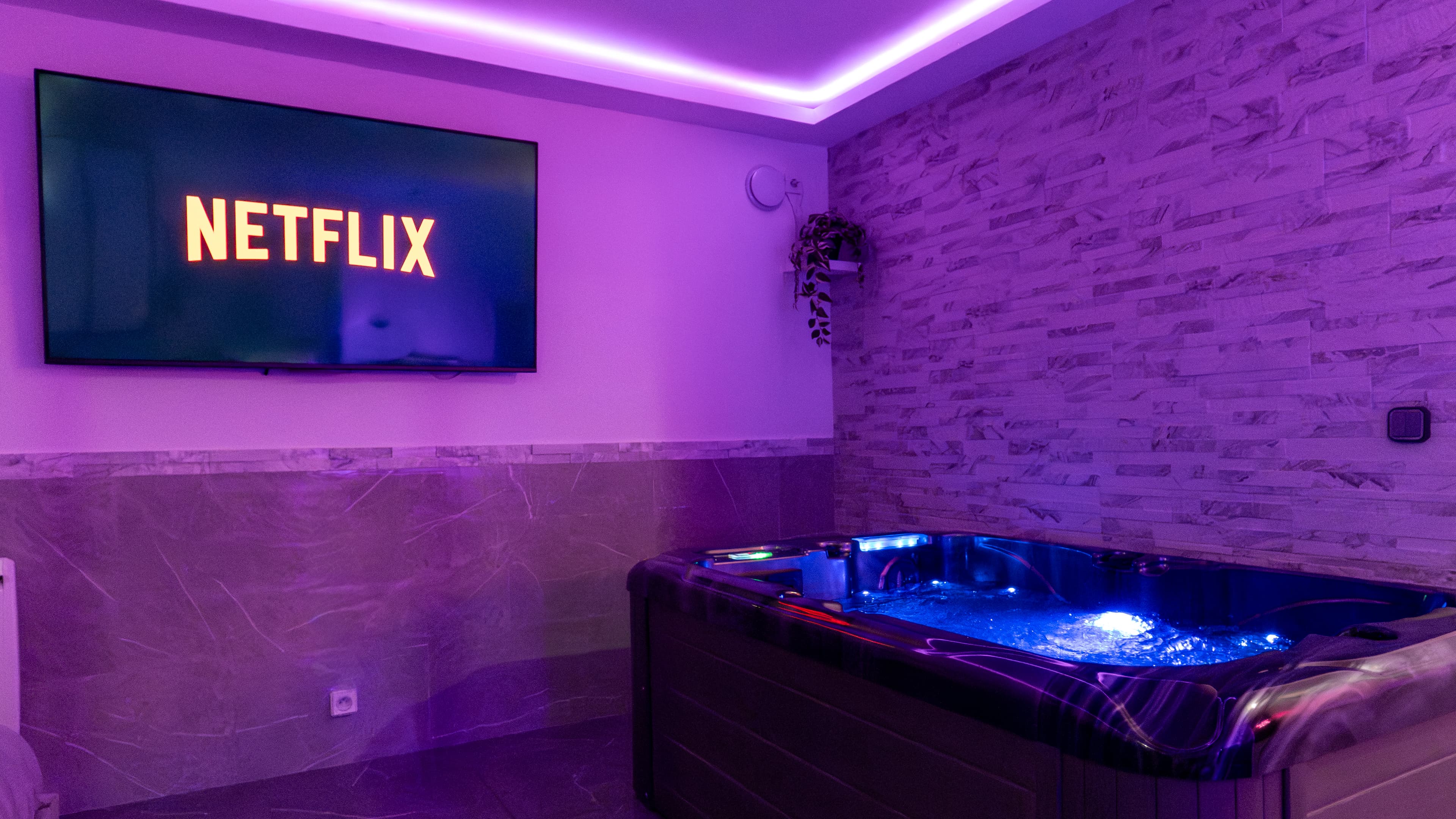 Suite Grey — Salon cosy spa privatif 91